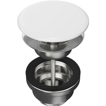 Донный клапан Kerama Marazzi DRR.1/WHT белый глянец