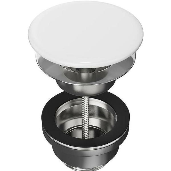 Донный клапан Kerama Marazzi DRR.1/WHT белый глянец