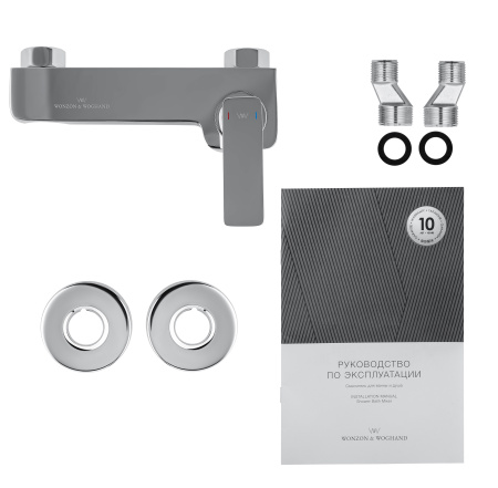 Смеситель для душа WONZON & WOGHAND SHARK, хром WW-484101-CR