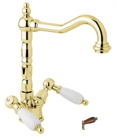 Смеситель Для Раковины Cezares FIRST FIRST-LS2-03-Nc золото