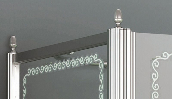 Дверь в нишу Cezares RETRO-A-B-1-90-CP-Cr-R