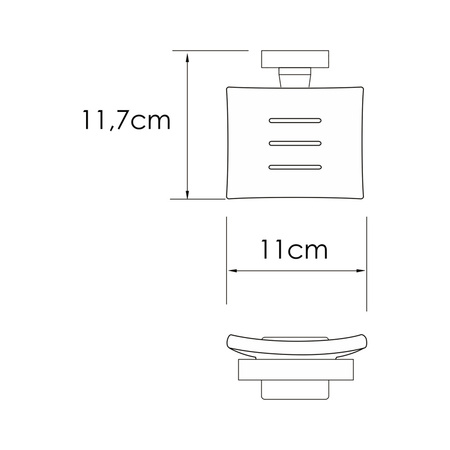 Мыльница WasserKRAFT Rhin K-8729