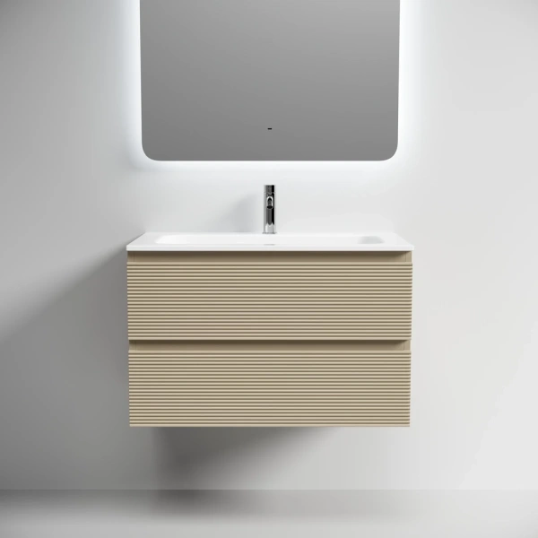 Тумба под раковину 80 см Sancos Folk FL80CP капучино матовый 