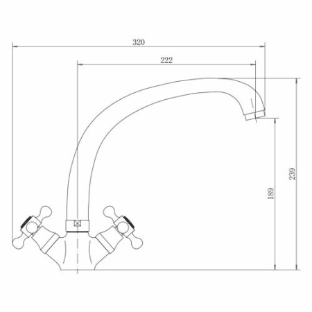 Смеситель для кухни FASHUN A4219-2