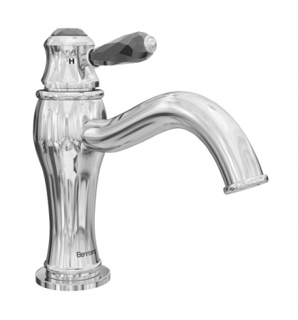 Смеситель для раковины BENNBERG CHROME BLACK CRYSTAL 11R0717