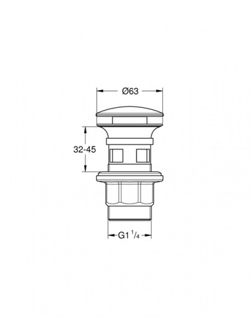Сливной нажимной гарнитур GROHE 40869000