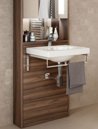 Раковина Sanita Luxe Ringo 50/кронштейны