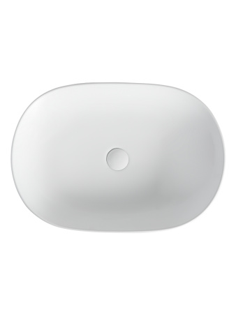 Раковина накладная (60х42) Orange  B08-600W белый глянец