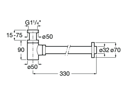 Сифон для раковины Roca Aqua 1 1/4 Mini 506406400