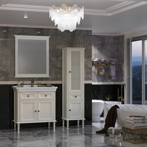 Пенал Opadiris Кантара, цвет слоновая кость, правый 00-00004343