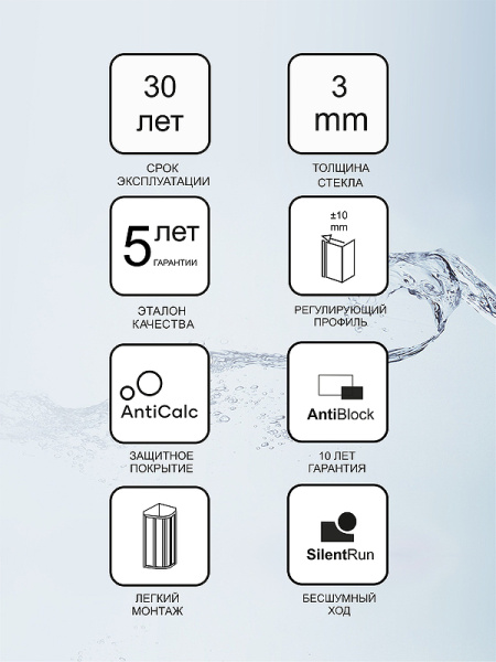 Боковая стенка Ravak Supernova APSS-80 940403R2Z1