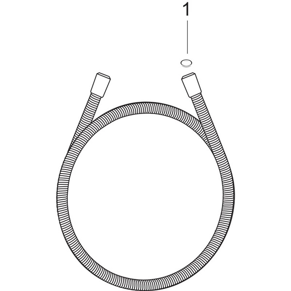 Душевой шланг 200 см Hansgrohe Sensoflex 28134000 хром