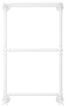 Полотенцесушитель Водяной Сунержа Ренессанс 1386 (86х50) Матовый Белый 30-0281-8650