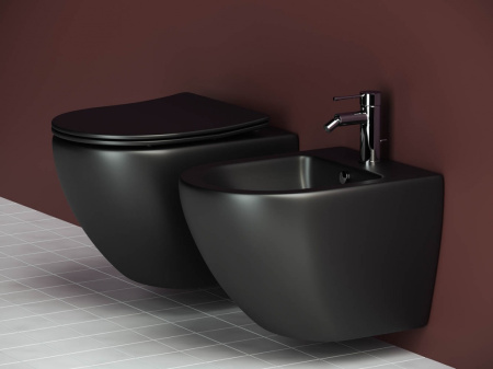 Подвесной унитаз Ceramica Nova Metropol Rimless CN4002MB