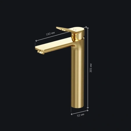 Смеситель для раковины Am.Pm X-Joy F85A92099 золото матовое