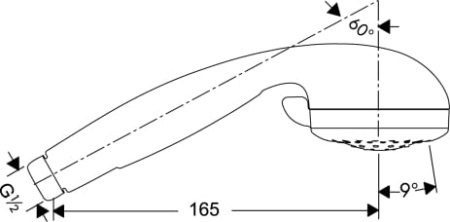 Ручной душ HANSGROHE Variojet 28513000