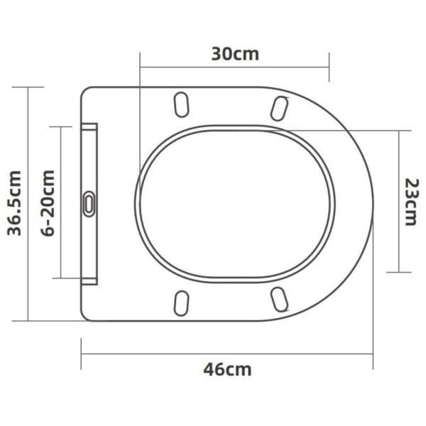 Сиденье для унитаза с микролифтом из дюропласта Art&Max Siena AM221SC