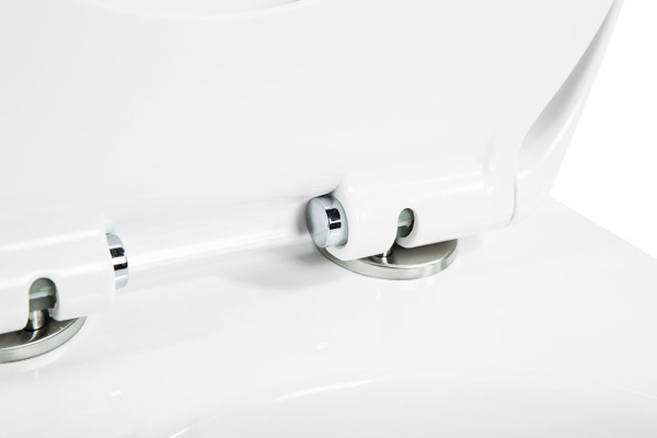 Унитаз подвесной безободковый с креплением Art&Max IMOLA AM217CHR/SC микролифт