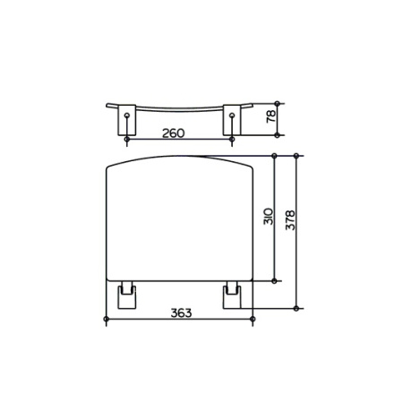 Сиденье для душа Keuco Plan 14980010051