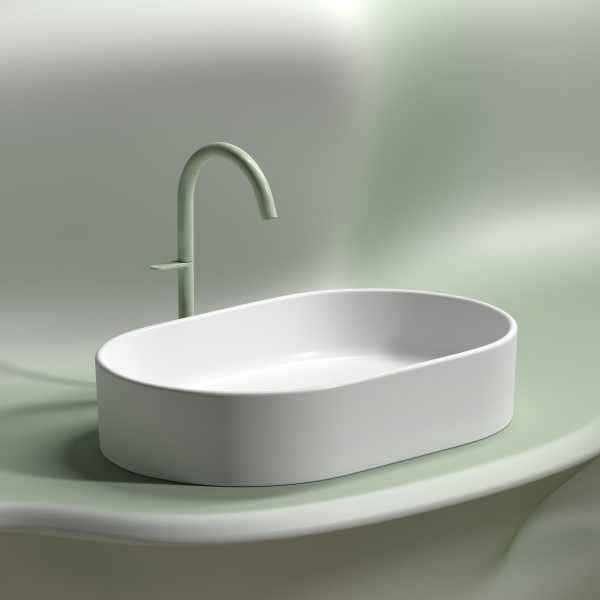 Раковина накладная (60,8х38,5) Ceramica Nova ELEMENT CN6048MW матовая