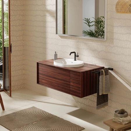Раковина встраиваемая свеху (55x40) Hansgrohe Xuniva U 60161450 белый