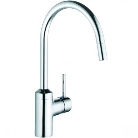 Смеситель для кухни с выдвижным изливом Kludi Bozz 428510576