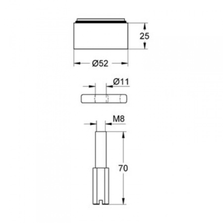 Цоколь Grohe 404020040