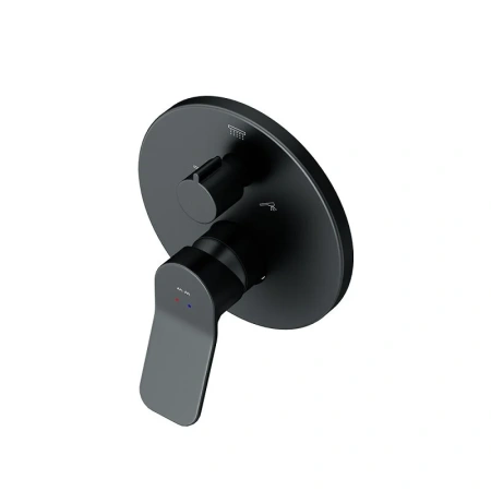 Душевой комплект с изливом Am.Pm X-Joy FB85A3RH32 черный матовый