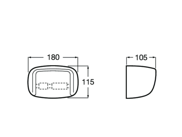 Держатель  туалетной бумаги Roca Onda Plus 380227001