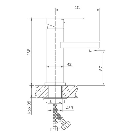 Смеситель для раковины Haiba HB1002