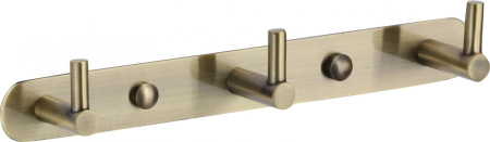 Планка с крючками 3 крючка Savol S-007213C