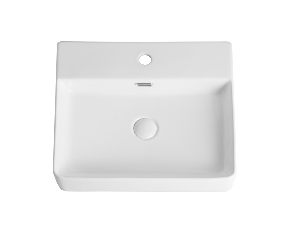 Раковина накладная (50х42) Orange  B04-500W белый глянец