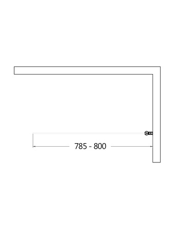 Шторка на ванну AQUAme AQM2859-R