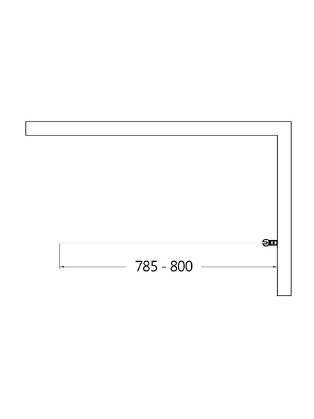 Шторка на ванну AQUAme AQM2859-R