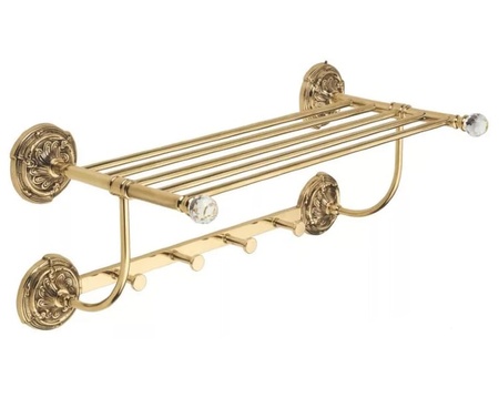 Полотенцедержатель с крючками Art&Max AM-2032-Br-C