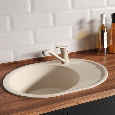 Кухонная мойка Lemark LACHA 620 шампань  9910054