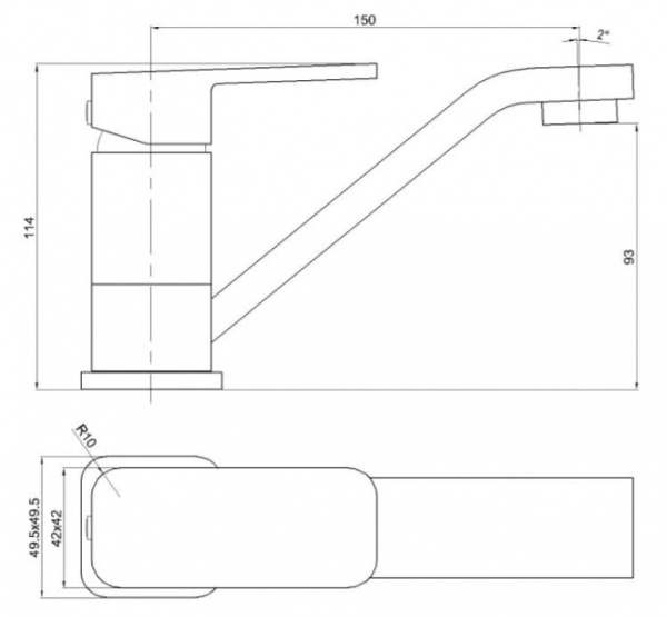 Смеситель для раковины BENNBERG CHROME 11Р020 Смеситель для раковины BENNBERG CHROME 11Р020