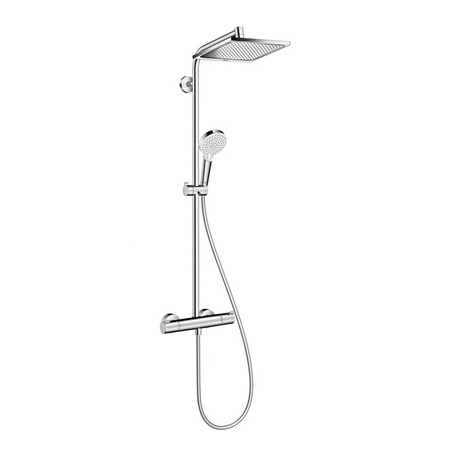 Душевая система с термостатом Hansgrohe Crometta Е 240 1jet Showerpipet EcoSmart 27281000 хром