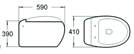 Унитаз подвесной SantiLine SL-5001
