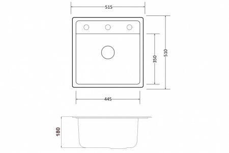 Кухонная мойка Zorg GR 620 BLACK BRONZE