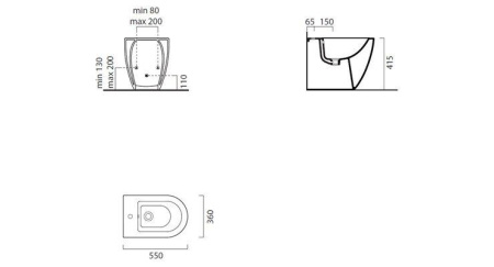 Биде GSI Pura 8865111