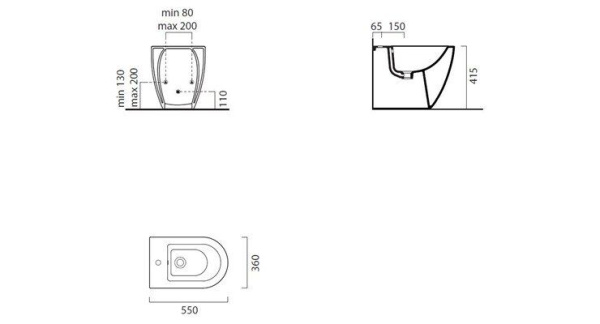 Биде GSI Pura 8865111