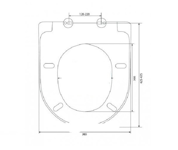 Крышка-сиденье Berges Wasserhaus Toma slim SO 017603