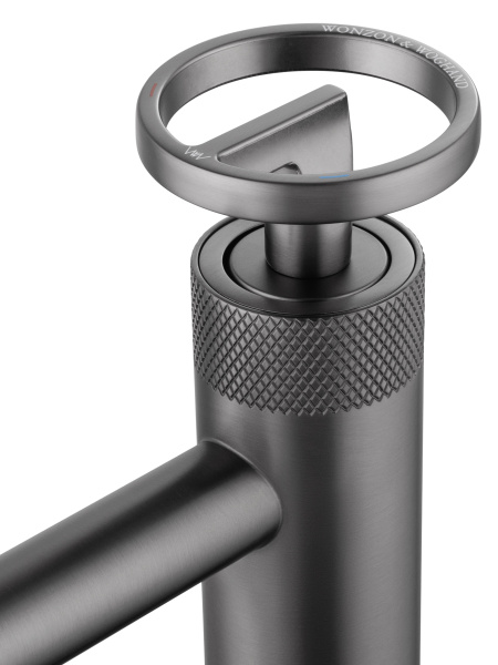 Смеситель для раковины WONZON & WOGHAND, темный графит WW-H1065-BGG