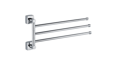 Полотенцедержатель FIXSEN Kvadro рога 3-ой FX-61302A-3
