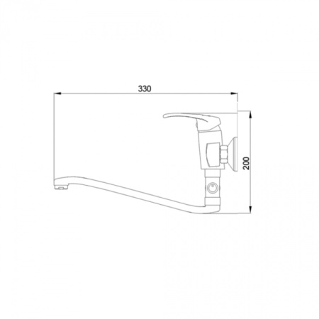 Смеситель для ванны Raiber Draygott R9602