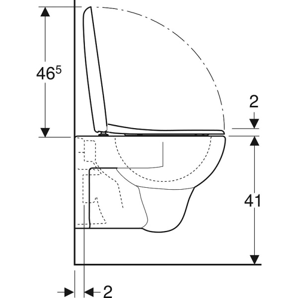 Унитаз подвесной Geberit Renova 500.802.00.1