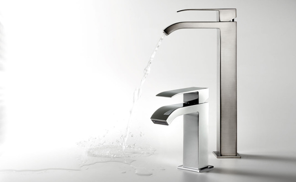 Смеситель для раковины с каскадным изливом TRES Cuadro 00610101