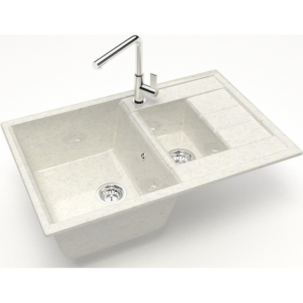 Кухонная мойка Marrbaxx Блонди Z210 Z210Q007 хлопок белый