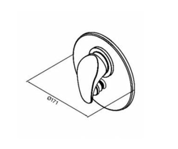 Смеситель для душа Damixa Space 107020000